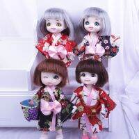 (Popular toys) ใบหน้าน่ารัก17เซนติเมตรกิโมโน BJD ตุ๊กตา13ที่สามารถเคลื่อนย้ายปล้อง DIY ตุ๊กตา Bjd กับของเล่นซนรอบของขวัญสำหรับสาวๆ