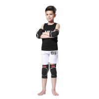 【CW】 4pcs/Set Knee Elbow Children Kids Adults Dancing Football Basketball Cycling Support Protector