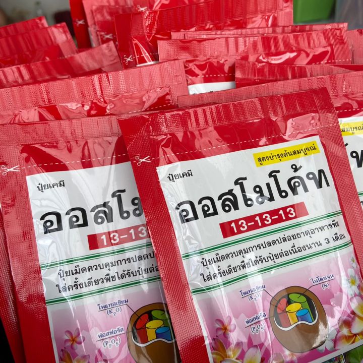 ปุ๋ยอนินทรีย์-ออสโมโค้ท-13-13-13-สูตรนิยม-สูตร-3-เดือน-100g