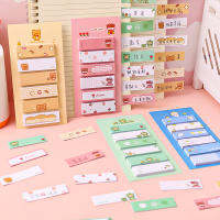 คู่มือการ์ตูน Post-it Notes Cute Girl Heart Multi-Function Marker Sticker Classification Tag Message Notepad