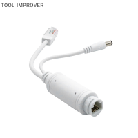 TOOL IMPROVER 48V ถึง12V PoE Splitter อะแดปเตอร์กันน้ำ CABLE Power Supply MODULE IP CAMERA