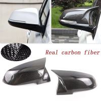 Rearview Mirror Cover Cap Real Carbon Fiber Black for BMW Series 1 2 3 4 X M 220i 328i 420i F20 F21 F22 F23 F30 F32 F33 F36 X1