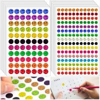 Classroom Papers Labels Coding Office Dot Circle Stickers Shiny