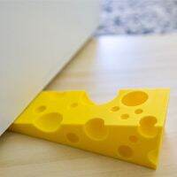 【LZ】✈  Swiss Cheese Door Stopper Security Door Stop Cute Door Holder Decorative Doorstop for Kids Bedroom Playing Room