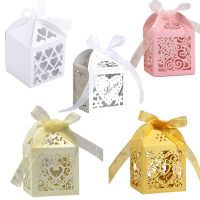 【hot】 20/30/50PCS  Cut Boxes With Favors Baby Shower Wedding Souvenirs Gifts for Guests Supply