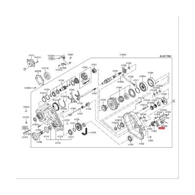 47354-H1000 เซ็นเซอร์ความเร็วในการรับส่งข้อมูลสำหรับ Hyundai Kia Terracan Sorento 2001-2006 เครื่องยนต์ Garbox Speed Sensor-Gothi2
