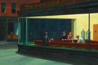 Nighthawks ภาพวาดโดย Edward Hopper Phillies Diner Night Hawks Art ภาพพิมพ์โปสเตอร์ผ้าใบสำหรับ Home Wall Decor