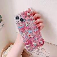 เคสโทรศัพท์ในรถยนต์เครื่องบินสวนสนุกลายการ์ตูน Hello Kitty,เคสข้างหลังโทรศัพท์นิ่มกันกระแทกสำหรับ iPhone 14 Pro Max 13 Pro Max Hello.kitty เคสสำหรับ Apple โทรศัพท์12 11 Kt.cat เคสห่อหุ้ม