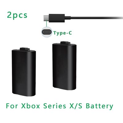 【Best value】 ชุดสำหรับ XBOX S X คอนโทรลเลอร์แบบชาร์จไฟได้แพ็คโพลิเมอร์1400MAh (พร้อมสาย2.5M) เกมแพดสำหรับ XBOX X/s