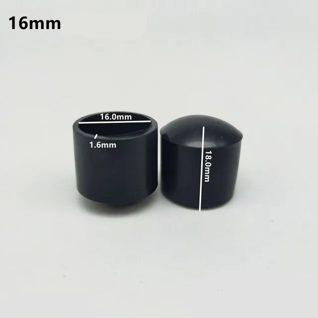 16Pcs Rubber Chair Leg Tips Caps Furniture Foot Table End Cap Covers Floor Protector for Indoor