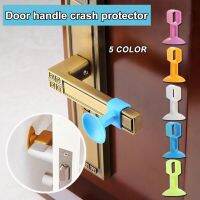 Silicone Anti-Collision Wall Protector Door Handle Crash Pad Bumper Guard Stopper Wall Mute Crash Pad Silencer Dropshipping Decorative Door Stops