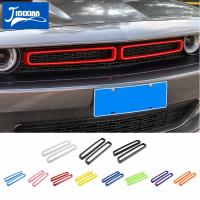 JIDIXIAN Car Grill Grille แทรกตกแต่งสำหรับ Dodge Challenger 2015 2016 2017 2018 2019 2020 Up อุปกรณ์เสริมภายนอก