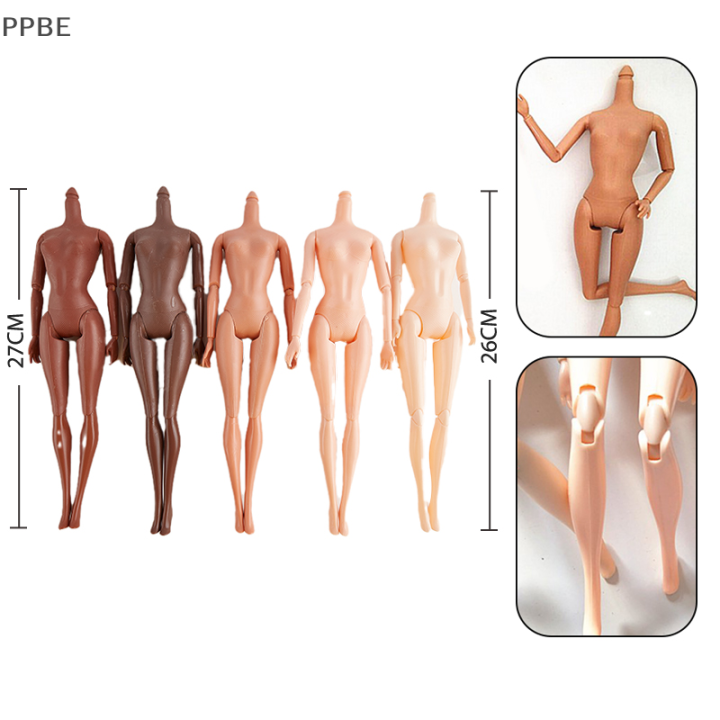 ppbe-11ข้อต่อที่สามารถเคลื่อนย้ายได้ตุ๊กตาแอฟริกัน-nude-body-สีดำผิวเด็กสวยของขวัญของเล่น