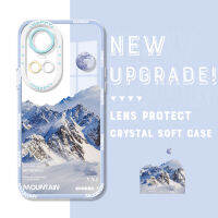 Casing Ponsel สำหรับ Infinix Note 30 VIP OPPO Reno10 Pro 5G Reno10 Pro + 5G เคสคริสตัลหิมะกันกระแทกแบบดั้งเดิมปลอกอ่อนเคสโปร่งใสป้องกันกล้องของคลุมทั้งหมด