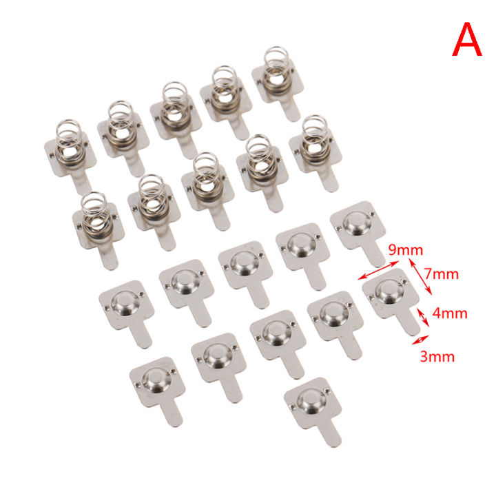 💖Best Buyle 10pair Replacement Metal Batteries Spring Contact Plate ...