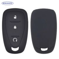 dghjsfgr OEMASSIVE 3 Button Silicone Key Fob Shell Cover For Chevrolet Spark Equinox Cruze Trax Malibu Verano Traverse 2016 2017 2018