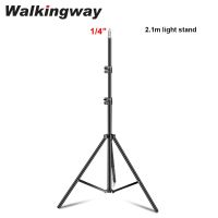 Walkingway Photography Light Stand Portable Tripod with 1/4 Screw for Softbox LED Ring Light Phone Camera Laser Level Projector Selfie Sticks