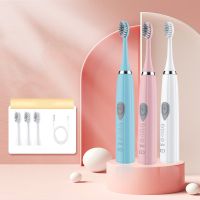 ▪ Ultrasonic Sonic Electric Toothbrush USB Charge Rechargeable Tooth Brushes Washable Electronic Whitening Waterproof Teeth Brush