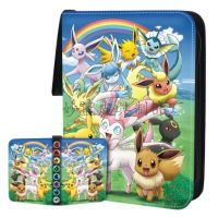 400 Latest Pokemon Anime Cartoon Games Collection Card Holder Card Book Zipper Binder Kids Toys Birthday Gift PU Waterproof