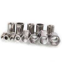 ™✲ 10pcs Small countersunk head rivnut M3 M4 M5 M6 M8 Stainless Steel Rivnut Small Flat Head Half Hex Body Rivet Nut Insert Nutsert