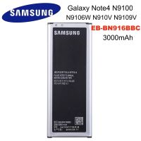 EB-BN916BBC โทรศัพท์ออริจินอล3000มิลลิแอมป์ต่อชั่วโมงสำหรับ N9100 Galaxy NOTE4 N9106W N9108V N9109V Note 4 + NFC