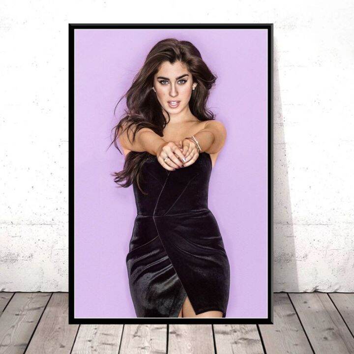 fifth-harmony-pop-music-star-lauren-jauregui-โปสเตอร์ผ้าใบห้องห้องนั่งเล่นตกแต่งผนังตกแต่งบ้านศิลปะโปสเตอร์ภาพ0719-c2-1ชิ้น