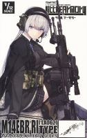 สเกล 1/12 ฟิกม่า ? Figma &amp; Little Armory LA062 M14EBR-RI Type Plastic Model พาร์ทเสริมยังไม่ได้ประกอบ และทากาว