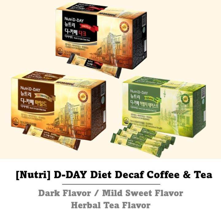 [NutriDDay] Diet Decaf Coffee Decaffeinated Instant Decaffeine No