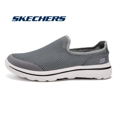 SKECHERS_Gowalk 4 รองเท้าผู้ชาย Sk-cherish รองเท้าผู้ชายรองเท้าลำลองผู้ชายรองเท้ากีฬาผู้ชายรองเท้าวิ่งสีดำ