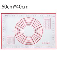 【✱2023 HOT✱】 huanl แผ่นรองอบซิลิโคนใช้ซ้ำได้เป็นมิตรต่อสิ่งแวดล้อมแผ่นรองนวดแป้งแผ่นรองอบขนมเตาอบแบบนอนสติ๊กขนาดใหญ่อุปกรณ์เสริมสำหรับอบขนมใหม่