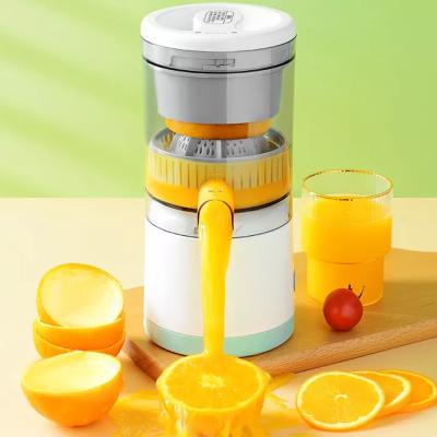 เครื่องคั่นน้ำผลไม้แบบไร้สาย พกพาสะดวก SKU CJ20 Wireless Slow Juicer Orange ชาร์จแบตด้วย USB รับประกันสินค้า 1 ปี