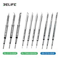 RELIFE C210 C245 C115 Soldering Iron Tips Lead Free Heating Core Compatible JBC Sugon Aifen Aixun soldering station Handle