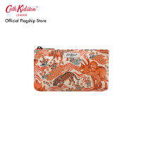 Cath Kidston Zip Make Up Bag Camo Dino Cream กระเป๋า กระเป๋าเครื่องสำอาง กระเป๋าสีครีม กระเป๋าแคทคิดสตัน