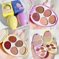 RUHUATUO-131 Eye shadow 7 Colors Egg palette #ไข่ม่วง พาเลทอายแชโดว์+ไฮไลท์ 7 สี เนื้อใยไหม แมท ประกายชิมเมอร์ ติดทน กันน้ำ