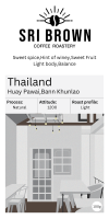 Thailand Huaypawai,Bann Khunlao บรรจุ 100 กรัม