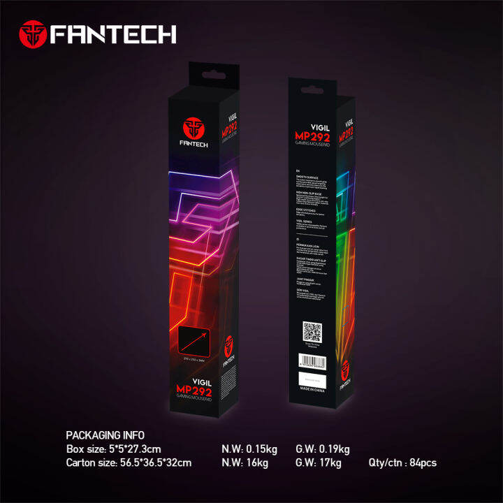 fantech-mp292-mousepad-gaming-speed-แผ่นรองเม้าส์-แบบสปีด-ขนาด-290x250x3-mm