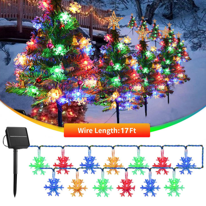 8 Modes Waterproof Christmas Tree Lights for Xmas Tree Wedding