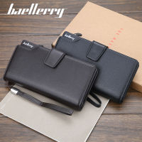 Baellerry Purses and Handbags Luxury Designer Men Wallets High Quality Card Holder Male Purse Zipper Large Capacity Money Bag