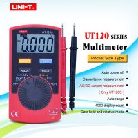 Mini Digital Multimeter UNI-T UT120 series Digital LCD Palm Size Auto Range Multimeter DC AC Pocket Electrical Trade Tools Testers