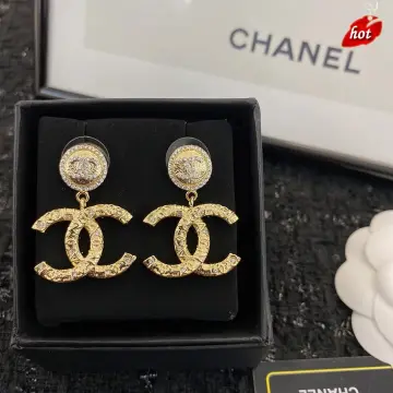 Buy Chanel Preloved CHANEL coco mark earrings GP gold 95A Online  ZALORA  Malaysia