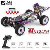 1:12อัลลอยด์ลอยแข่งรถ RC 2.4ก. 55กม./ชม. ความเร็วสูงทางวิบากไฟฟ้า4WD ของเล่น Mobil Remote Control สำหรับของขวัญสำหรับเด็กวันเกิดปีใหม่