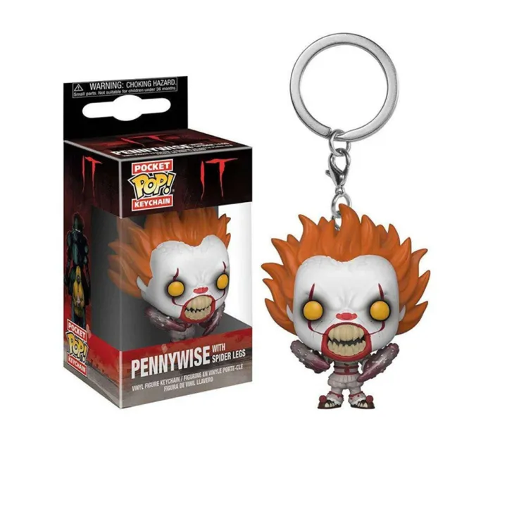 Funko Pop Horror Keychain Chucky Saw IT Pennywise Vendeta Action Figure