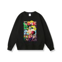 Anime Jujutsu Kaisen Demon Slayer Print Sweatshirt Black Clover Sportswear My Hero Academia Sweatshirts Unisex Manga Pullover Size XS-4XL