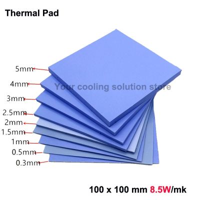 ✶❁♨ New 8.5w/mkThermal pad GPU CPU Heatsink Cooling Conductive Silicone Pad High Performanc Thermal Pad Multi Size Thermal Gasket