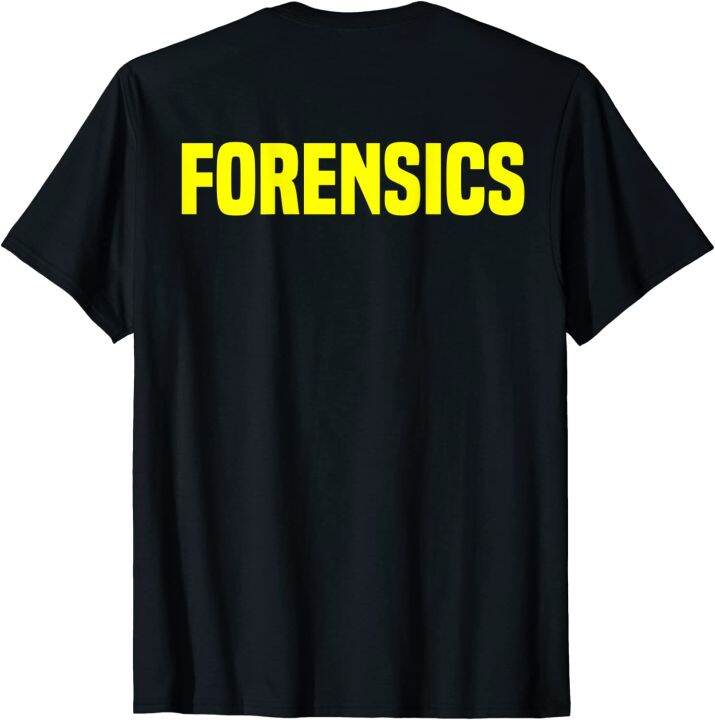 Forensics Crime Investigator Cotton T-shirt for Men and Women Tee ...