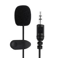 3.5mm Hands Free Computer Clip on Mini Lapel Microphone