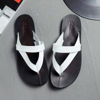 men 39 s sandals leather casual handmade comfortable man 2020 summer beach vietnam shoes mens roman designer slippers Quality