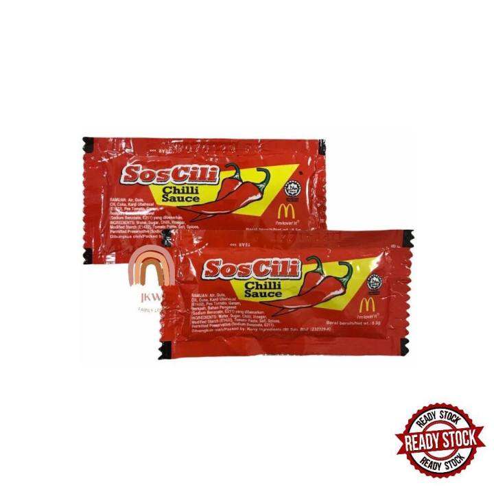 Mcdonalds Mcd Chili Sauce Mekdi Cili Sos 1 Pack (Exp Oct 2021