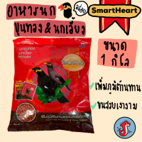 ??1ออเดอร์ไม่เกิน19ห่อนะคะ??Smartheart    อาหารนกขุนทอง นกเอี้ยง ขนาด 1 กิโลกรัม