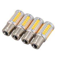 4pcs 1156PY BAU15S PY21W Led 33SMD Car Tail Turn Brake Reverse Signal Bulb Y